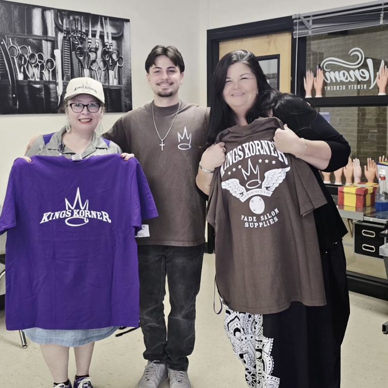 Kings Korner barbershop team in San Marcos, TX
